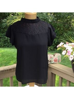 Ups & Downs black blouse L/XL